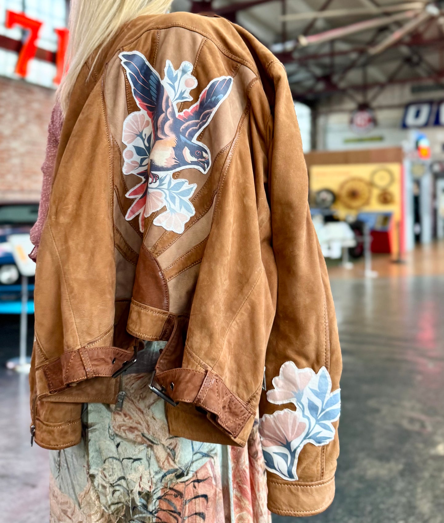 'Put A Bird On It' M. Leather Jacket - Monica Moses*