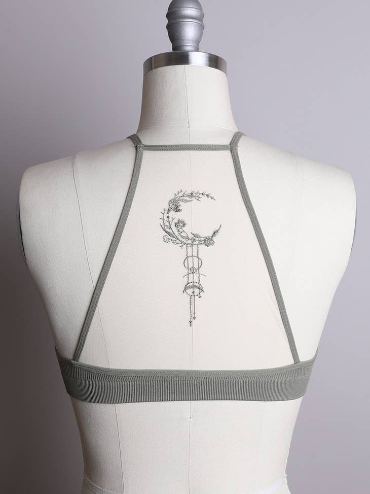 Olive Dream Catcher Tattoo Bralette Plus - La De Da