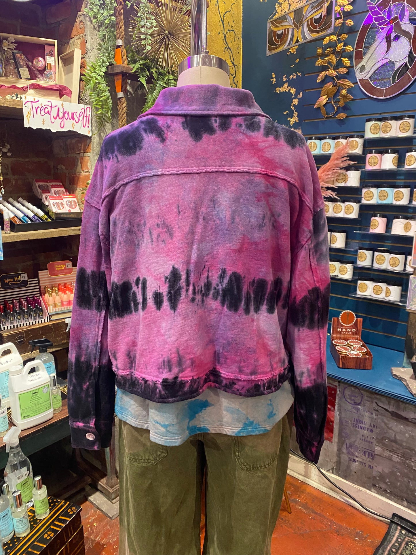Custom Dyed Jacket - Purple