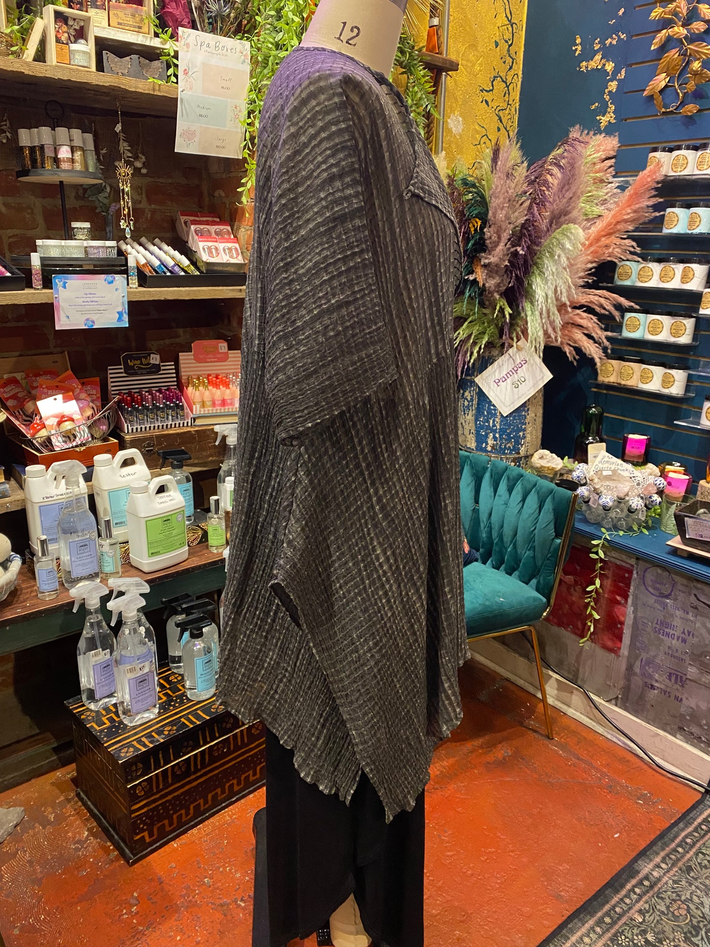Zen Flow Tunic - Grey