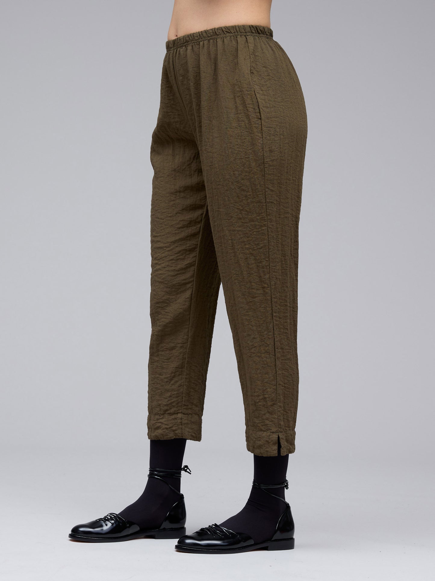 Tapered Crop Pant - Kelp