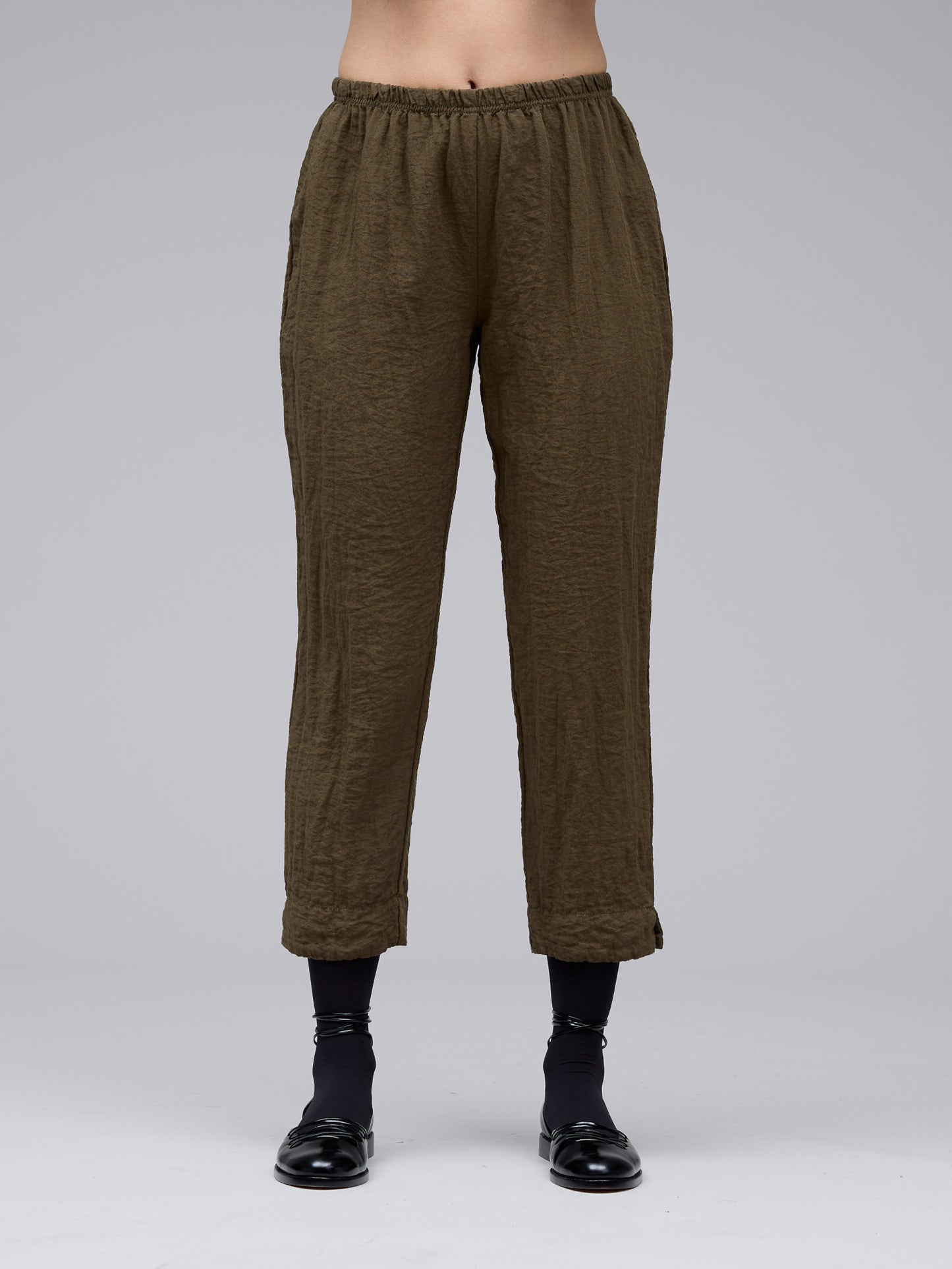 Tapered Crop Pant - Kelp