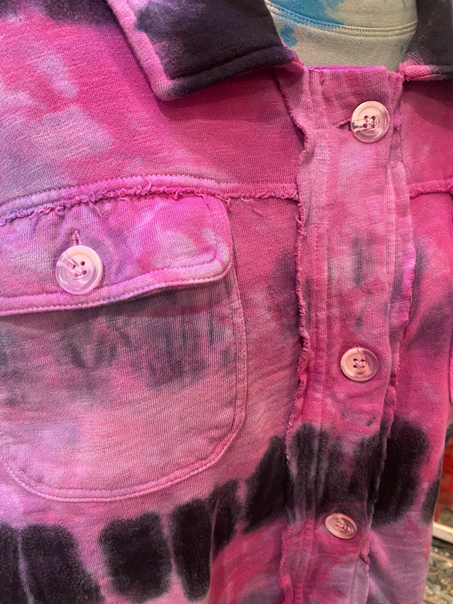 Custom Dyed Jacket - Purple