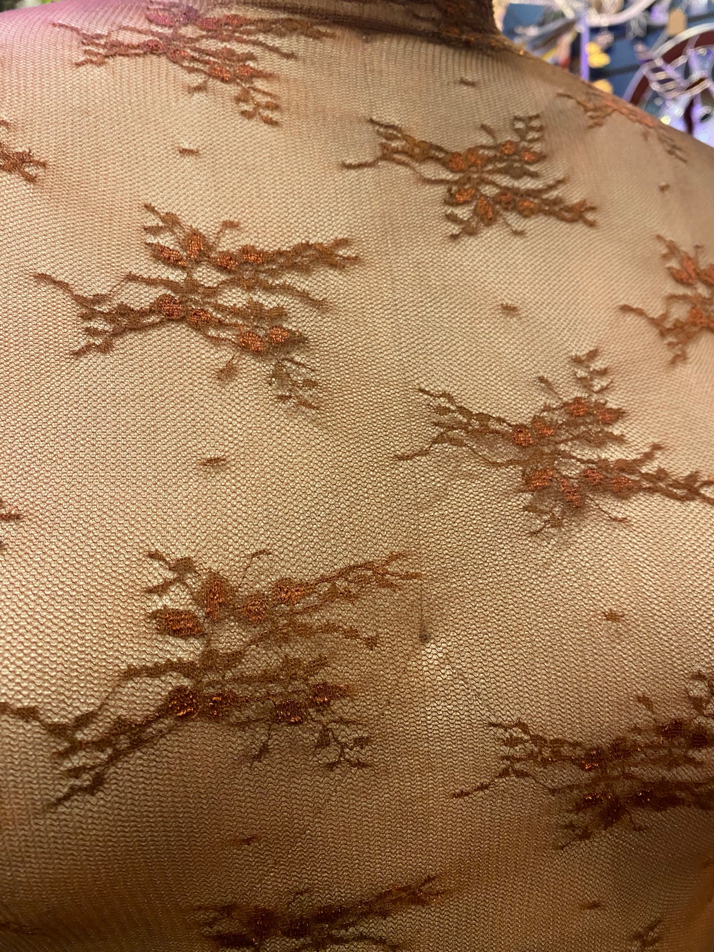 Custom Dyed Lace Turtle Neck - Fall