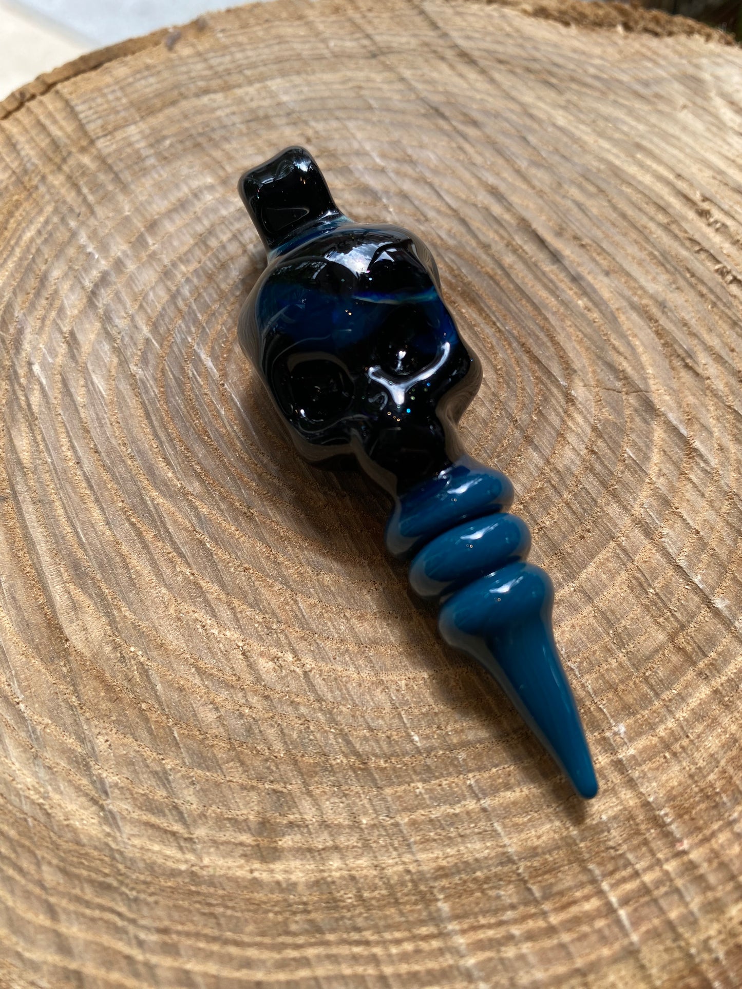 Blue Skull w/ Spine - TG03*