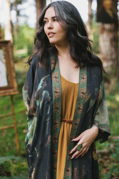 Heartwork Artisan Bamboo Duster Kimono Robe - La De Da