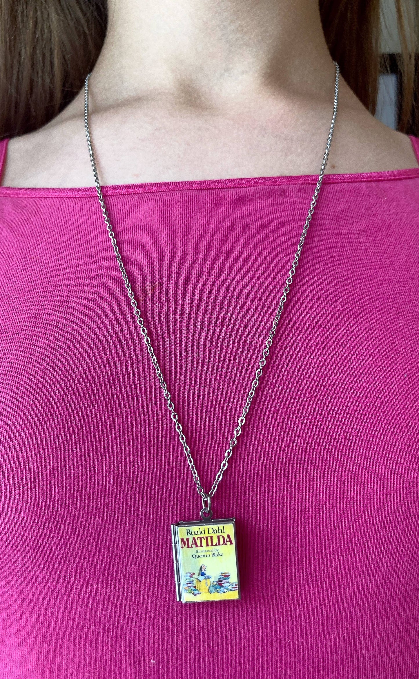 Book Locket Matilda - Stainless Steel