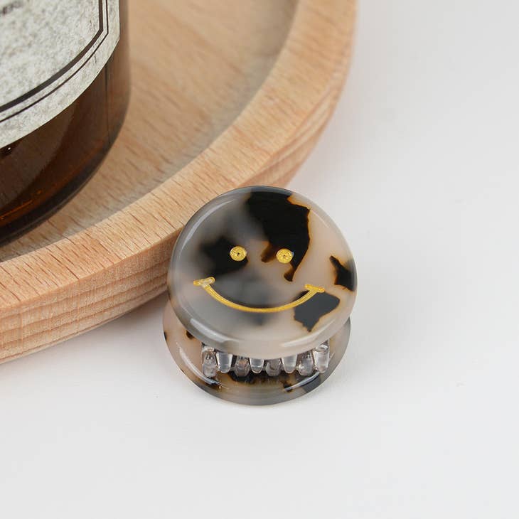 Cute Smiley Face Hair Clip - La De Da