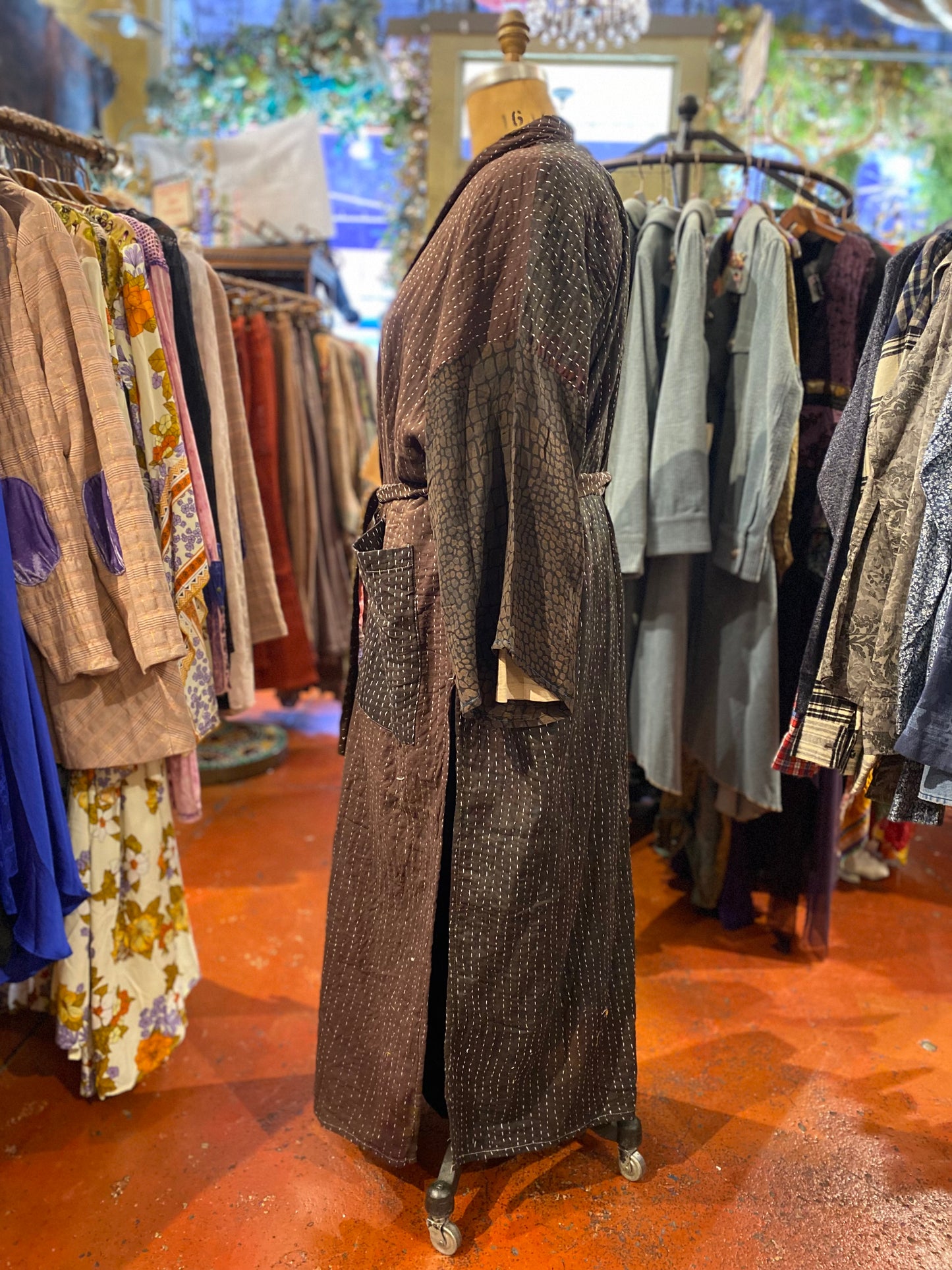 Majestic Caramel Overdye Kimono - 5