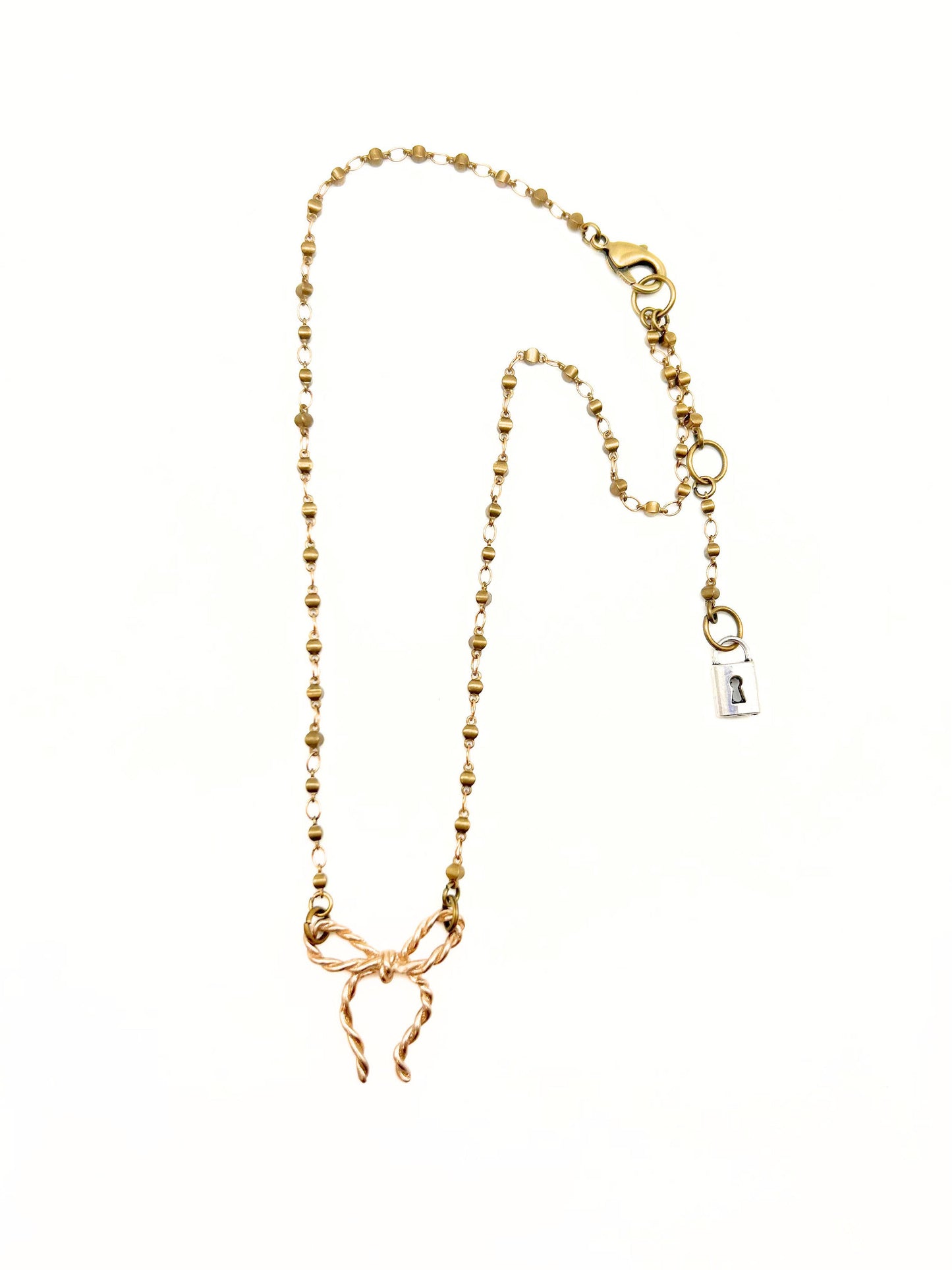Dainty Bow Necklace