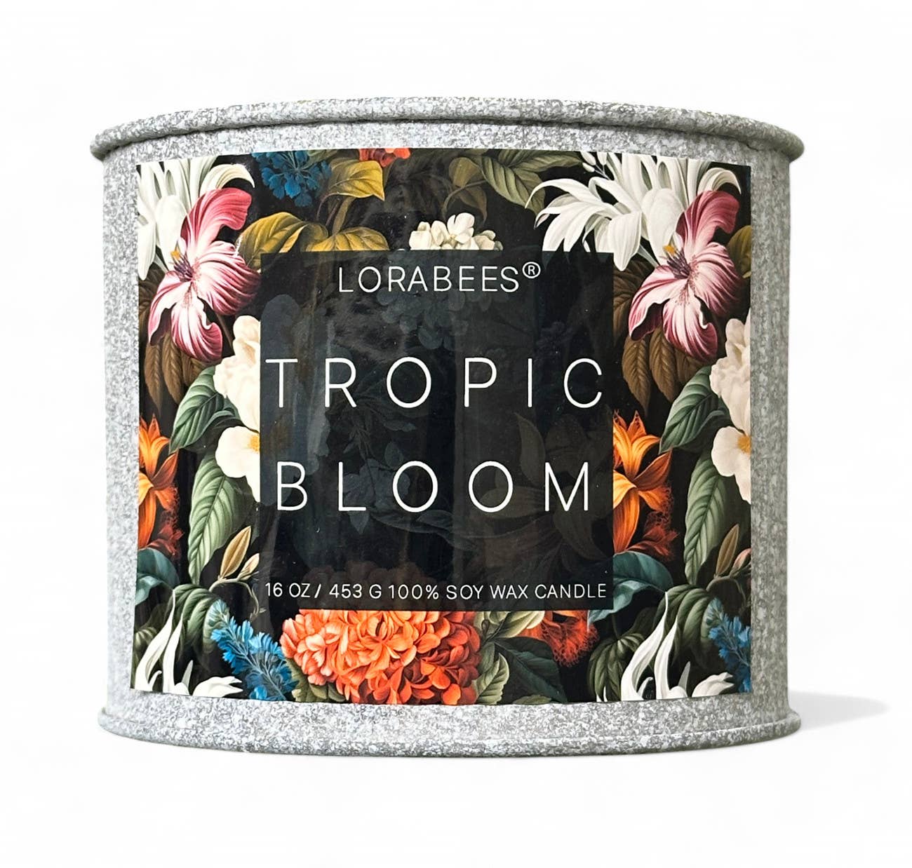 Jardin De Lune Noire Tropic Bloom 16 oz Tin Soy Candle