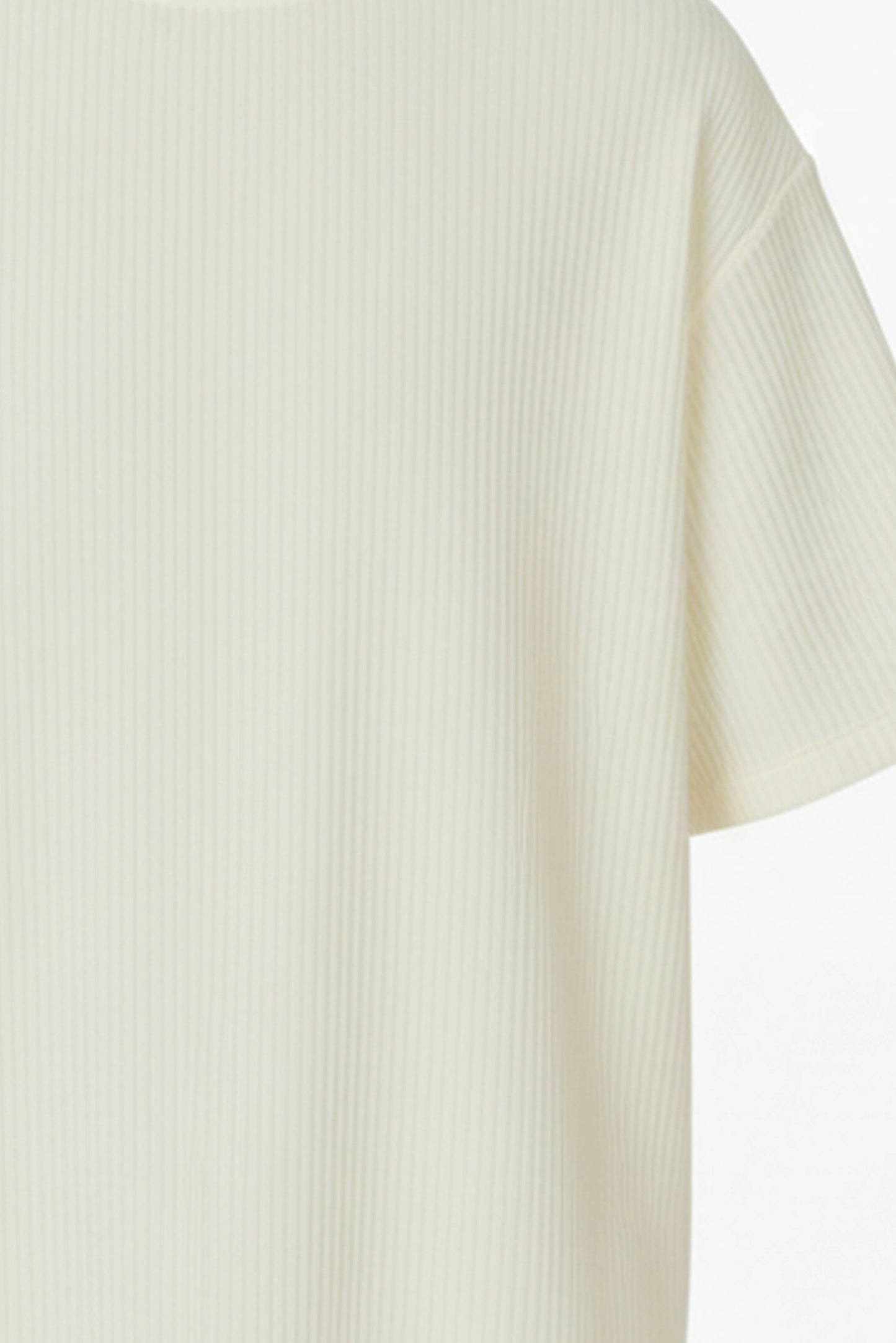 Men's Short Sleeve Textured T-Shirt - Ivory