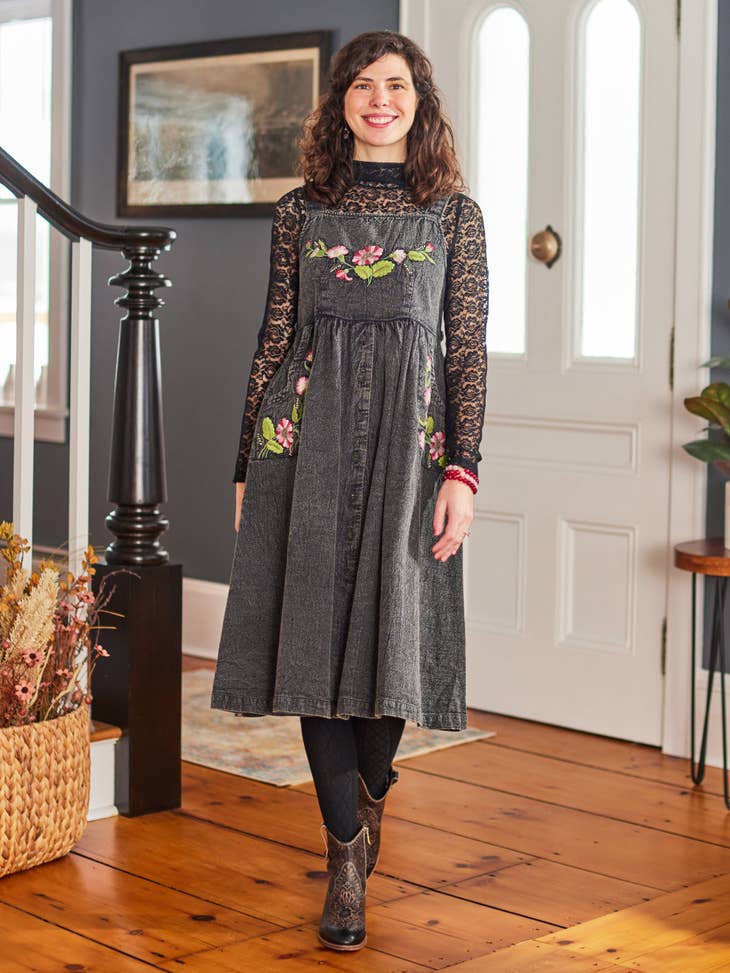 Charlie Pinafore Dress - La De Da