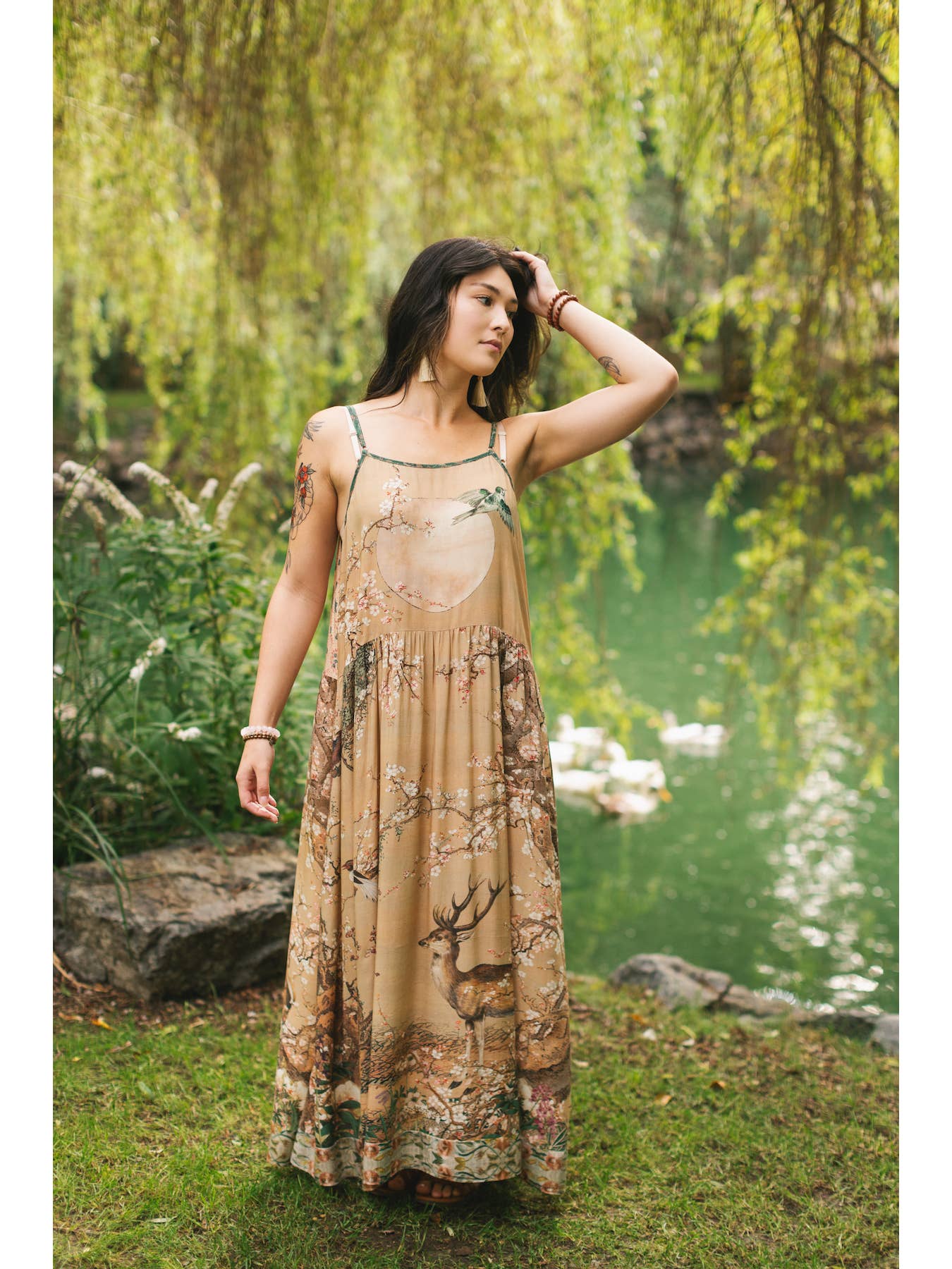 Fable Bohéme Long Maxi Slip Dress