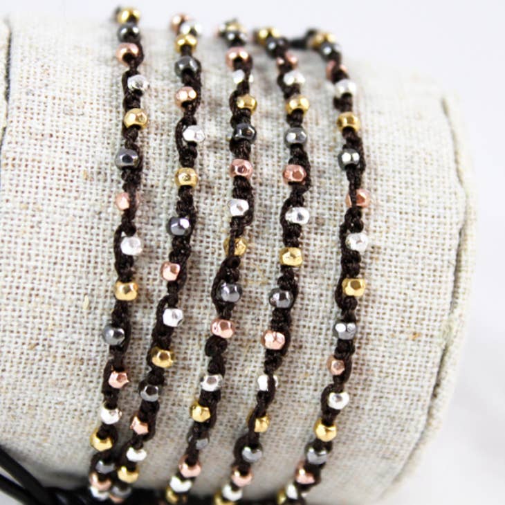 Hand Crochet Wrap Bracelet - La De Da