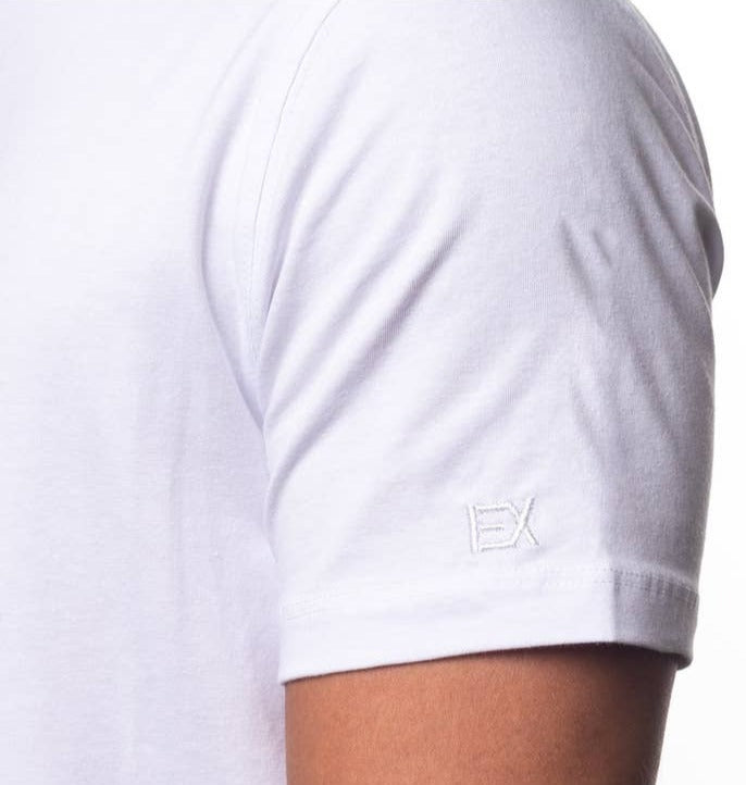 Basic Crew Neck T-Shirt - White - La De Da