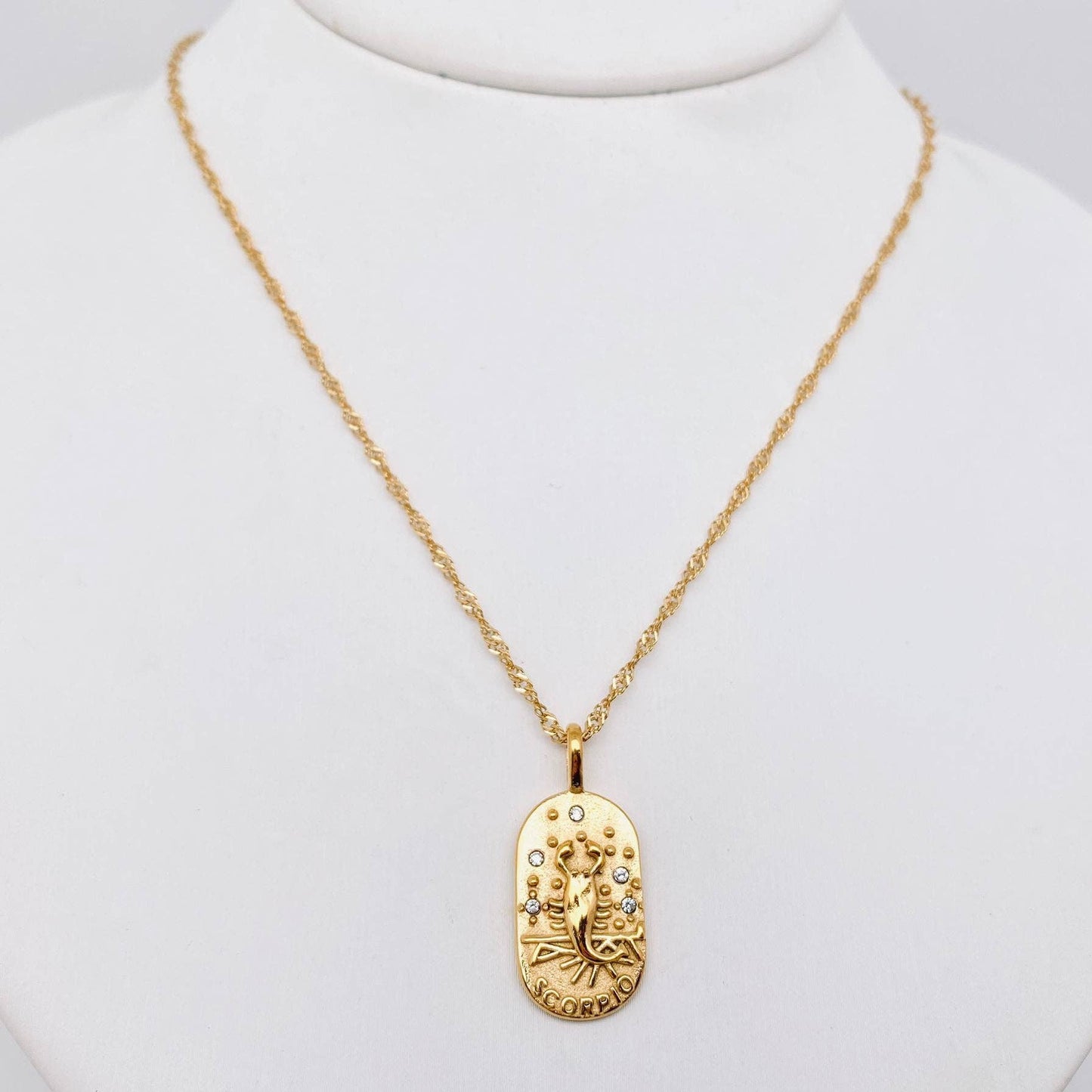Zodiac Constellation Necklace - Scorpio