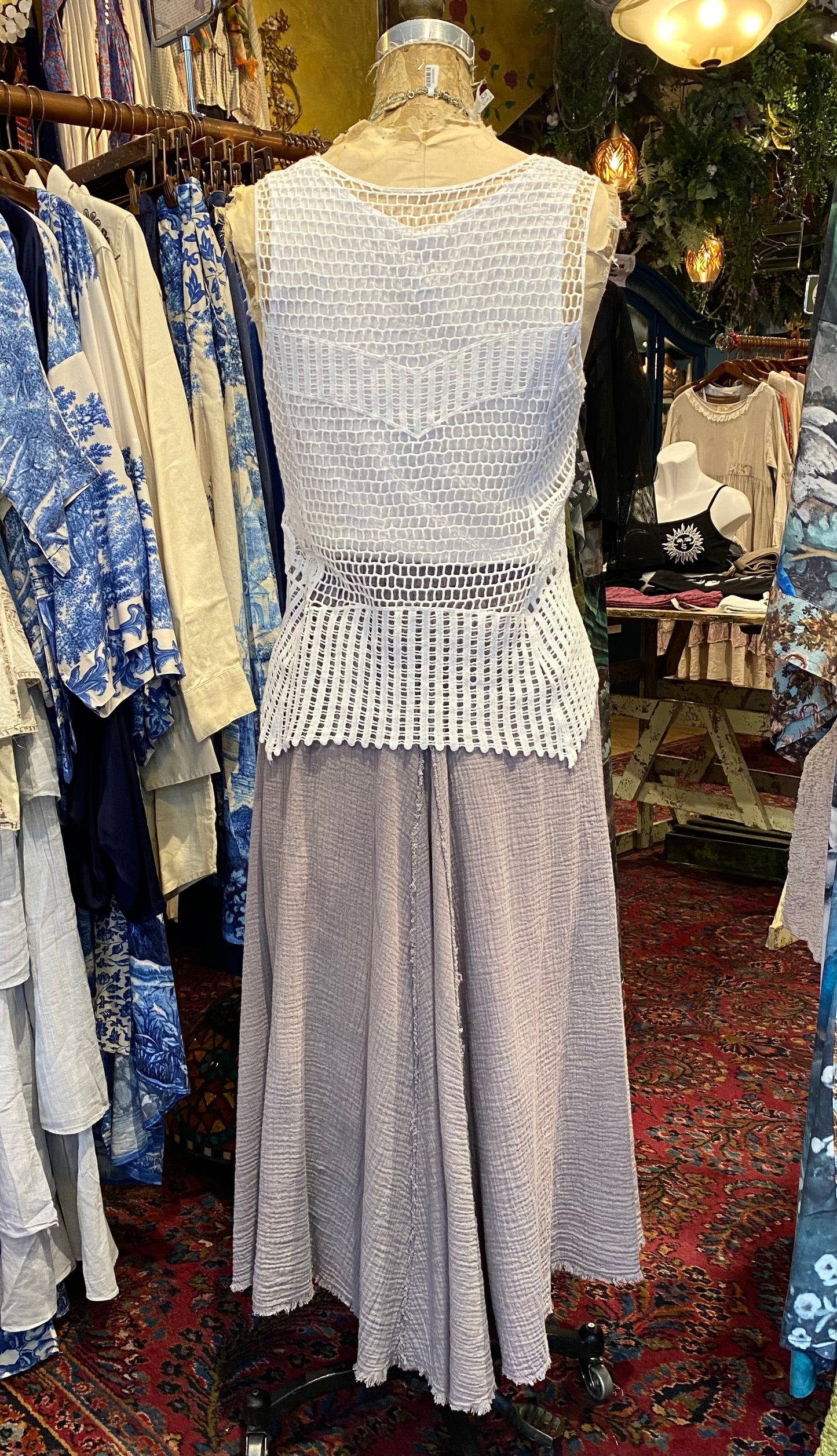 Gauze Skirt - Cargo