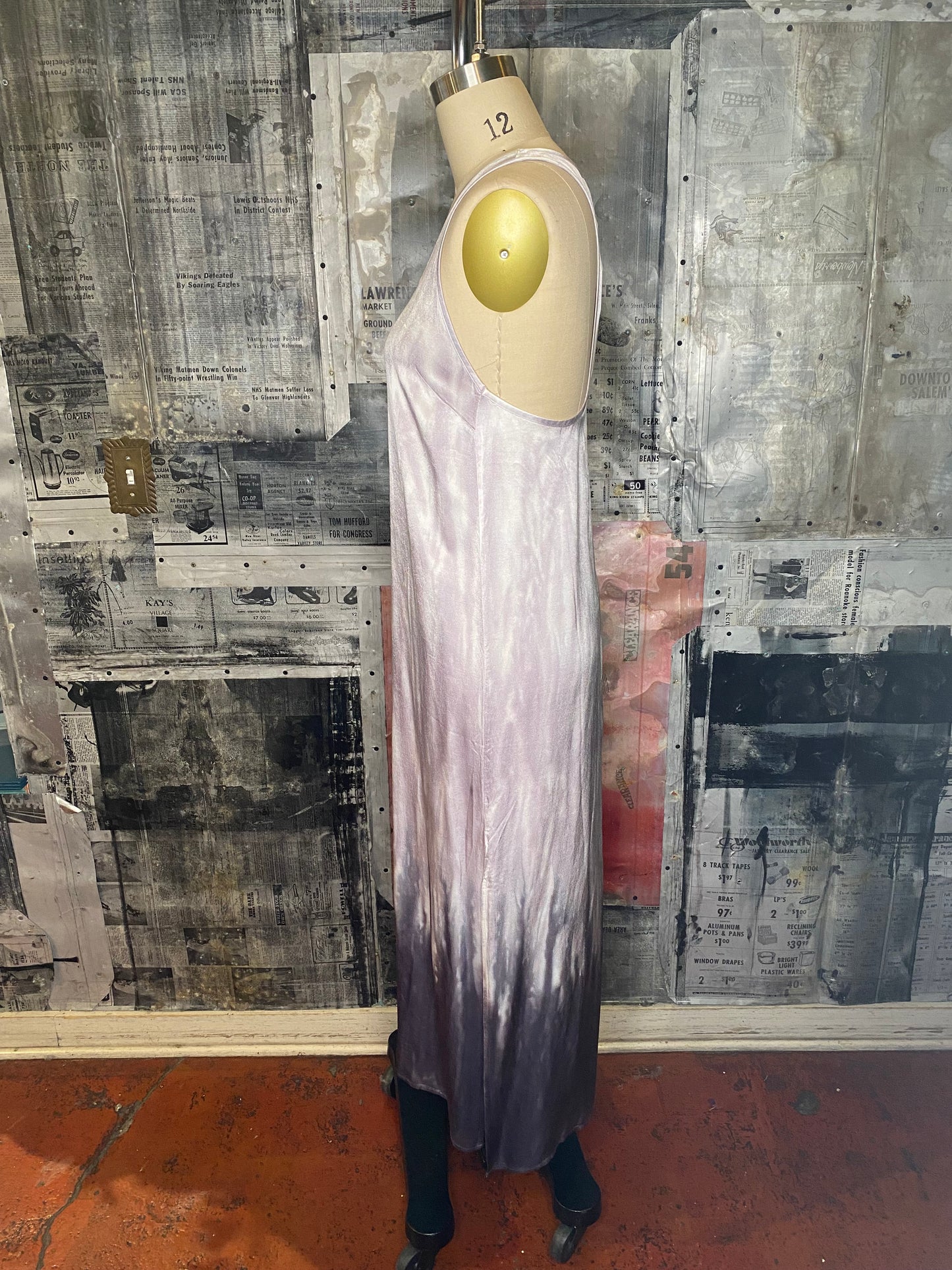 Copal Tank Dress- Smoke Signal Wash