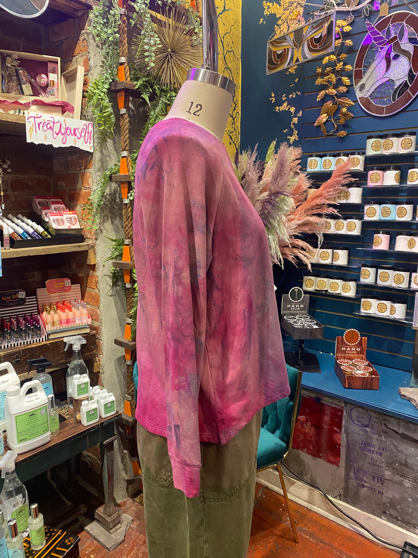 Custom Dyed Long Sleeve - Pink