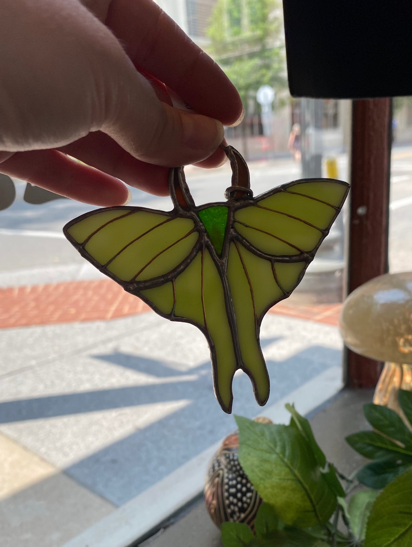 Luna Moth Glass Pendant - KC01*