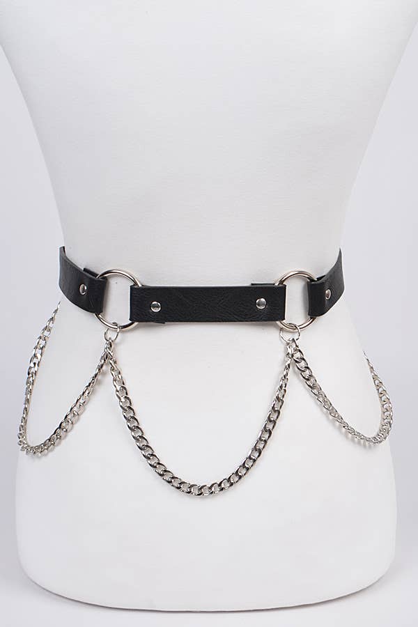 Back Chain Belt - Black