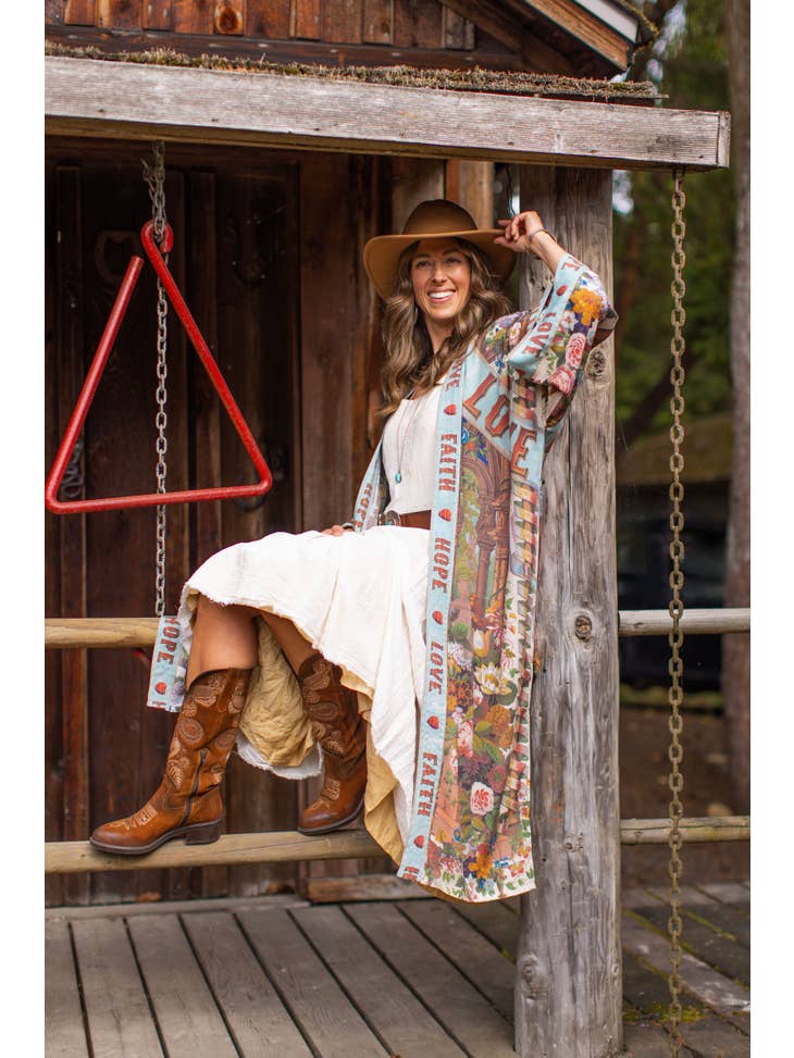 Love Language Bamboo Kimono Gown - La De Da