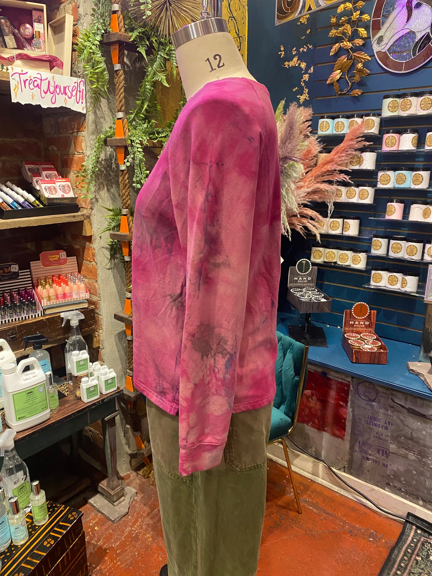 Custom Dyed Long Sleeve - Pink