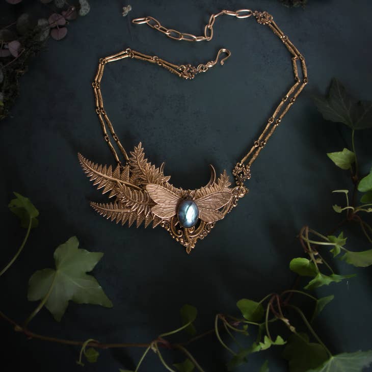 Forest Fern Regalia Necklace - La De Da