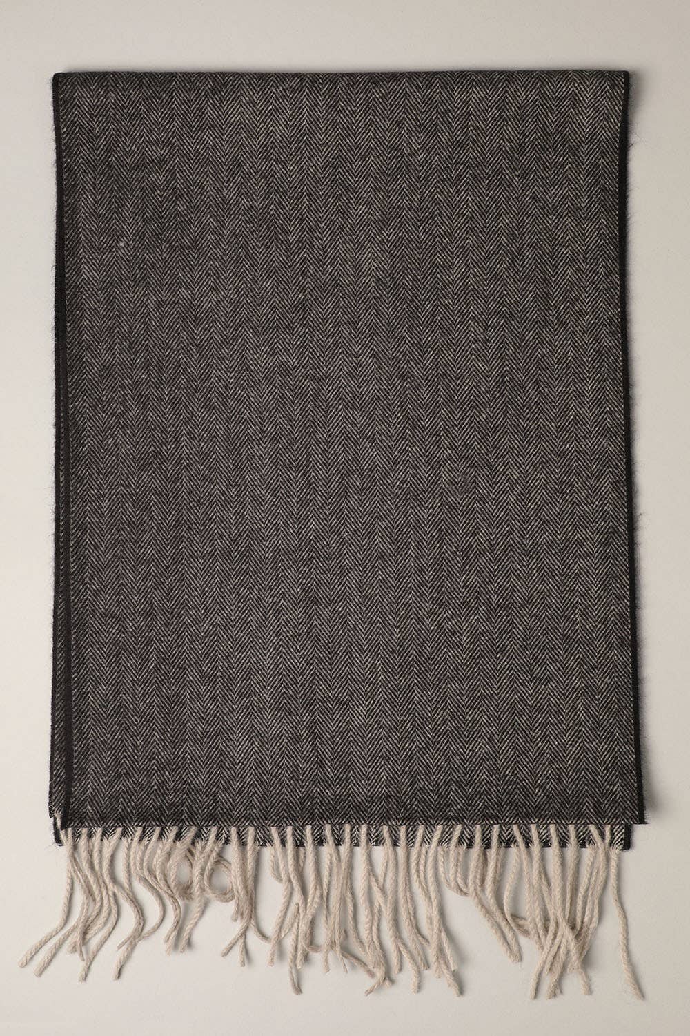 Herringbone Scarf - Black