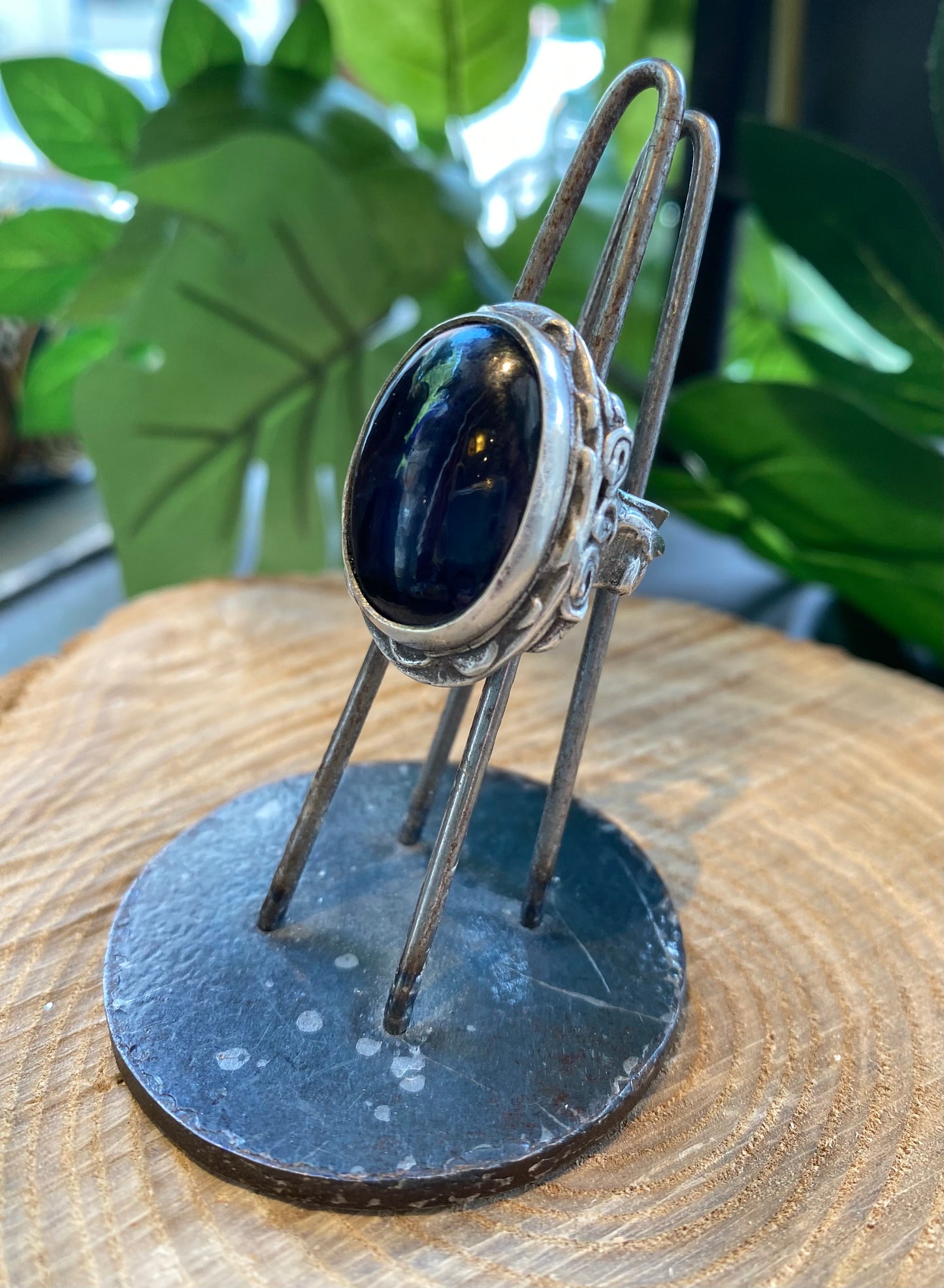 Oval Lolite Fine Silver Ring *425R-5