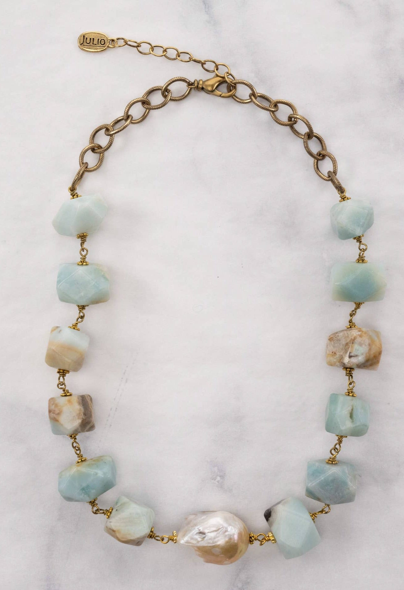 Bloom - Amazonite / Silver
