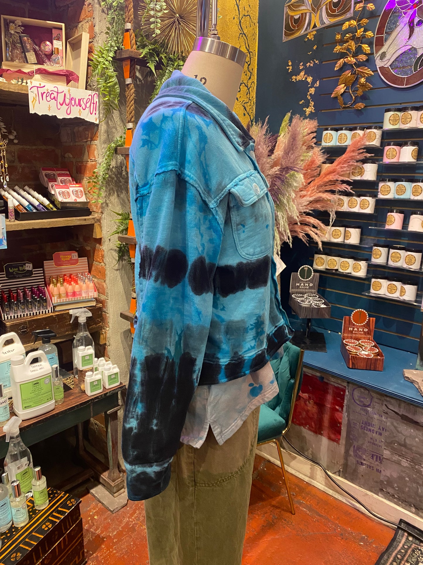 Custom Dyed Jacket - Blue