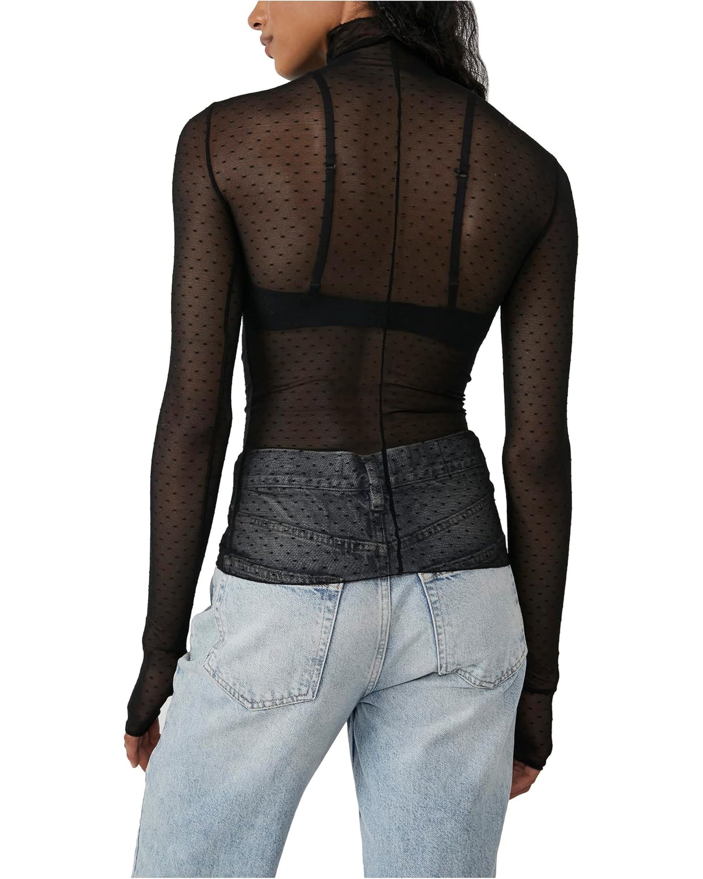 On The Dot Layering Top - Black