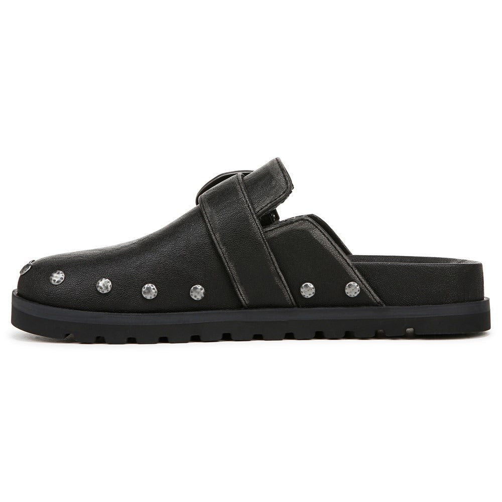 Skylar Clog - Distressed Black
