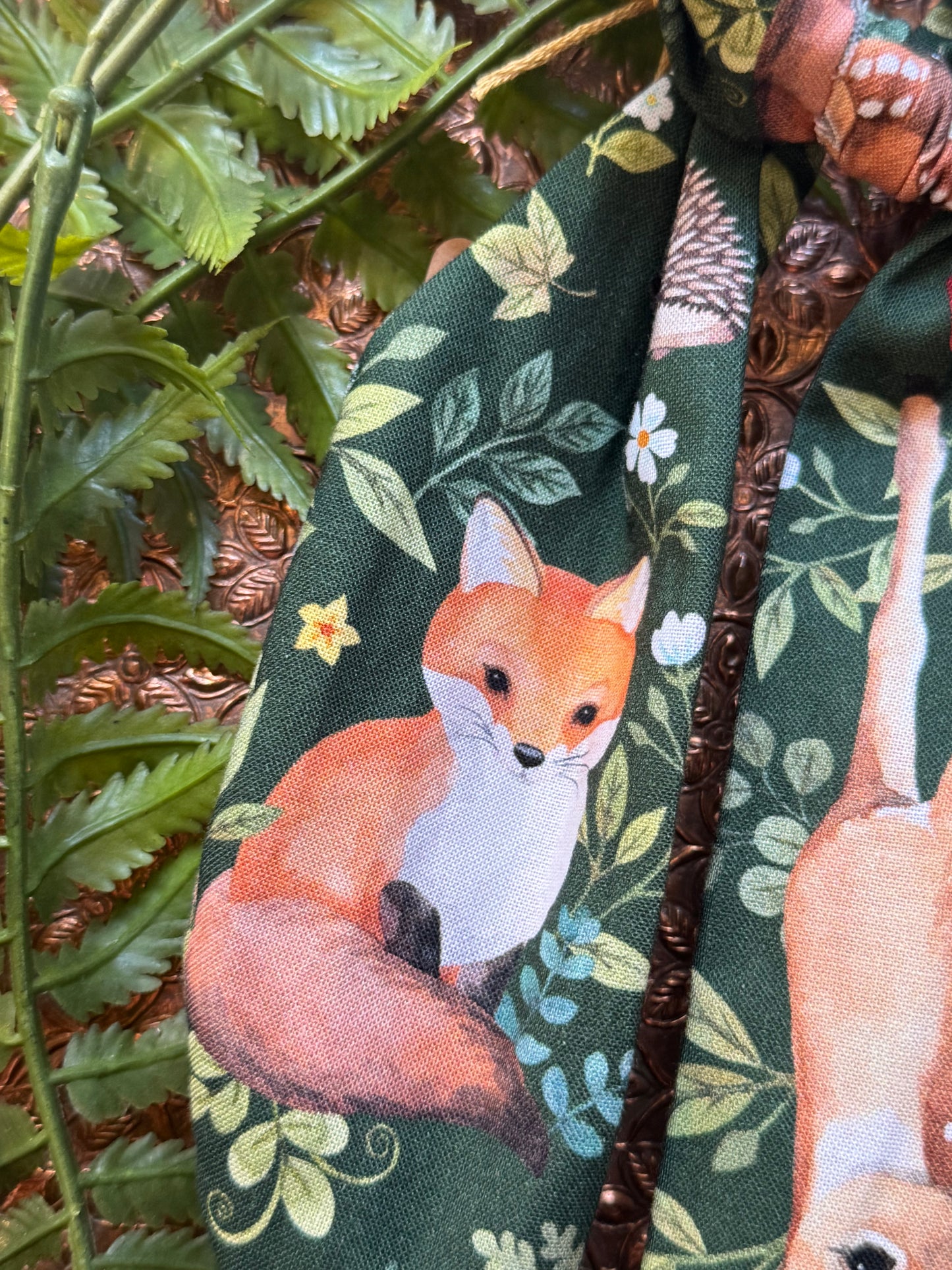 Forest Animals Scrunchie Scarf #SS14*