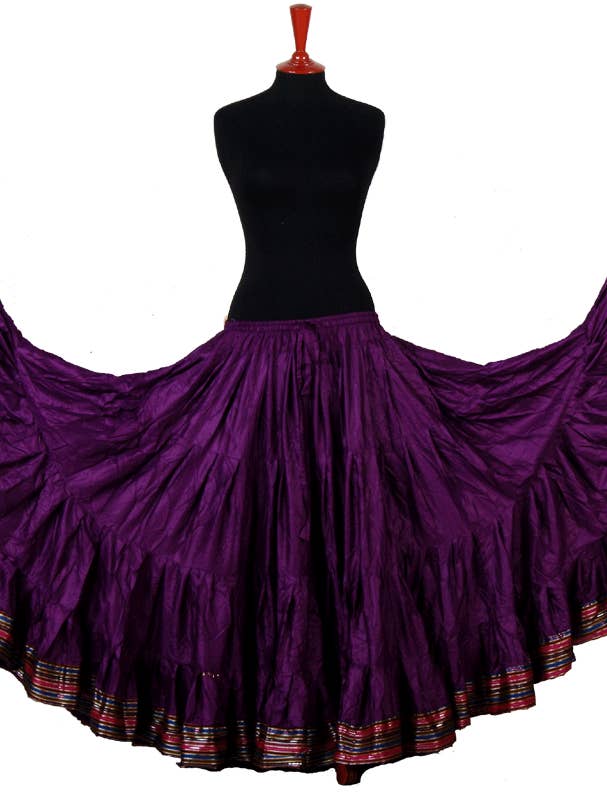 Padma Ashwarya Skirt Purple - La De Da