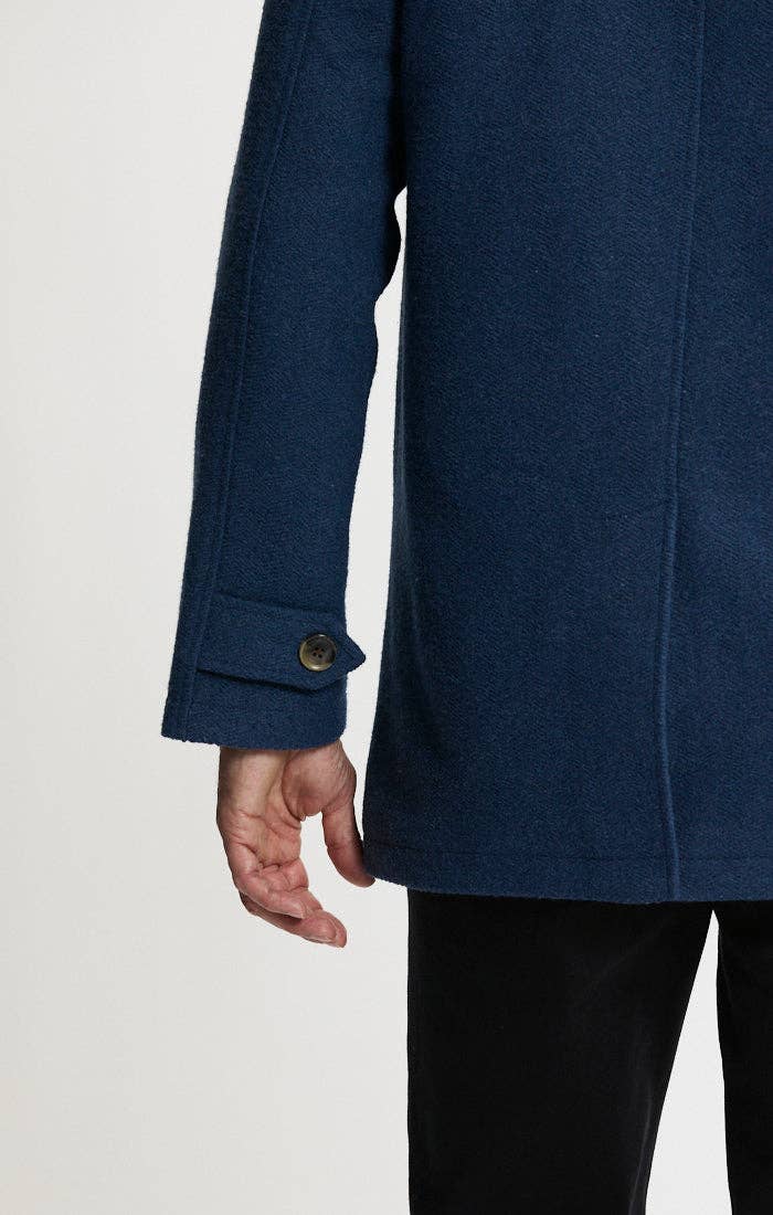 Mott Wool Blend Coat - Warm Blue