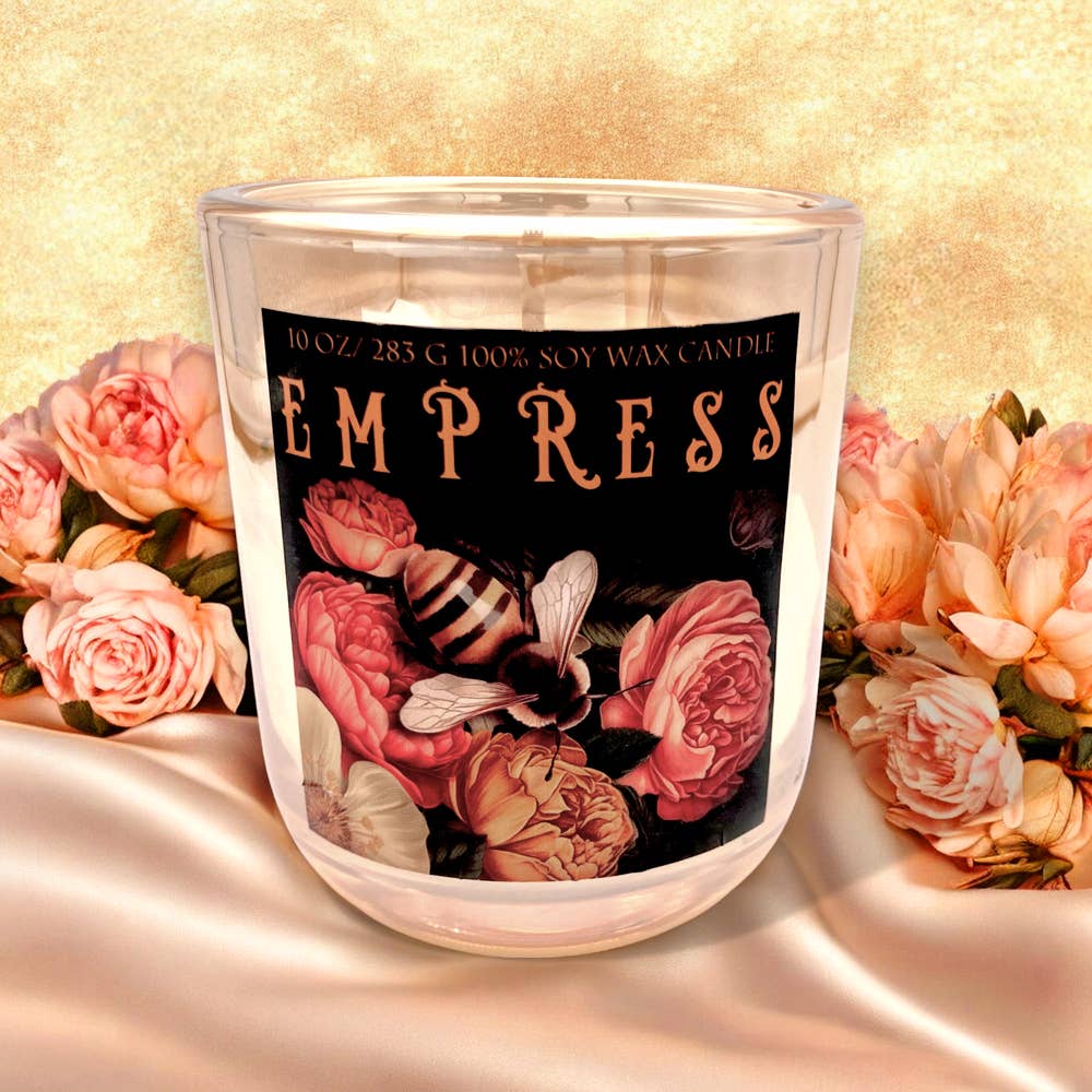 Aura Collection Iridescent Glass Candle - Empress