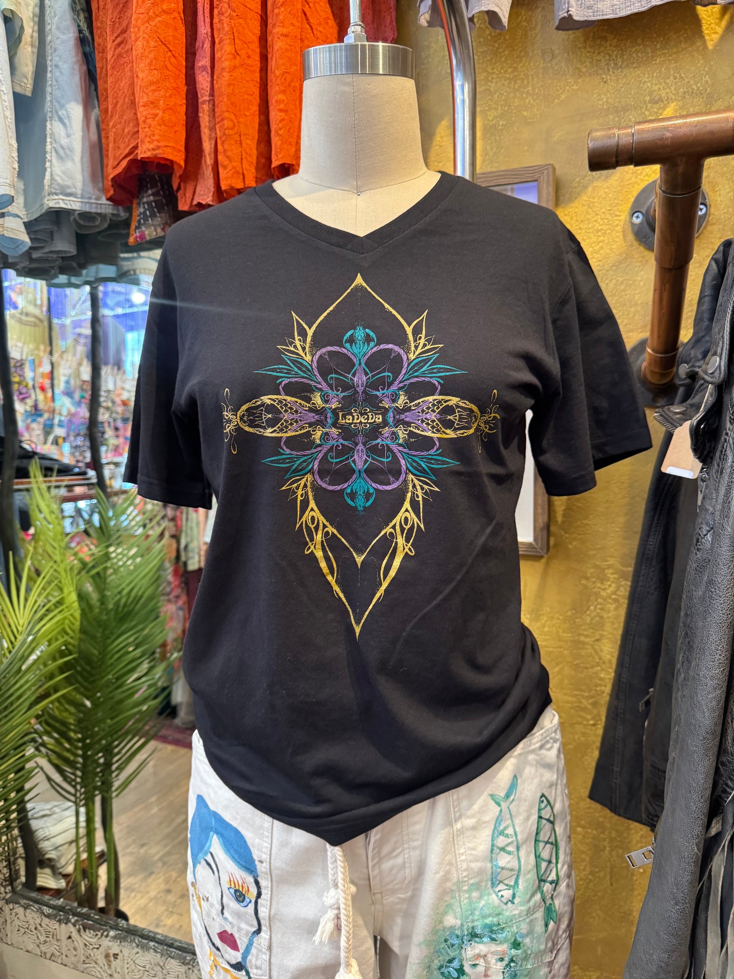 Tattoo Experience 2025 Printed V-Neck T-Shirt