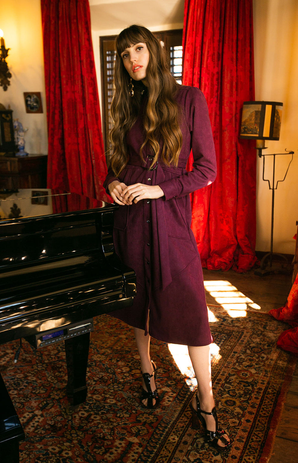 Romane Ultrasuede Stretch Dress - La De Da