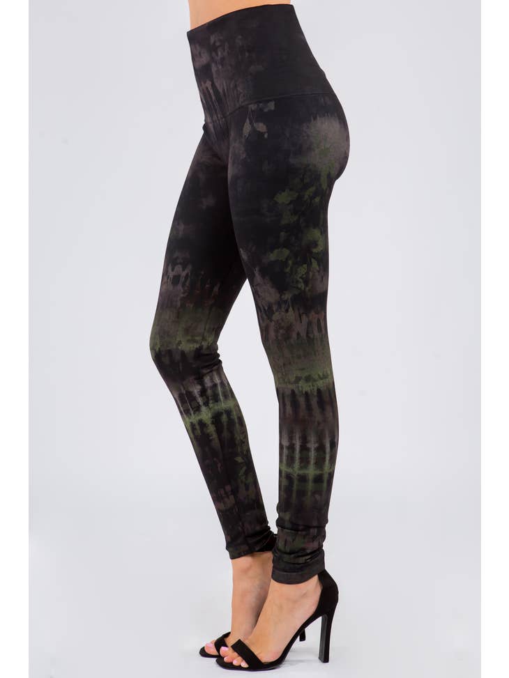 Textured Butterfly Print Leggings - La De Da
