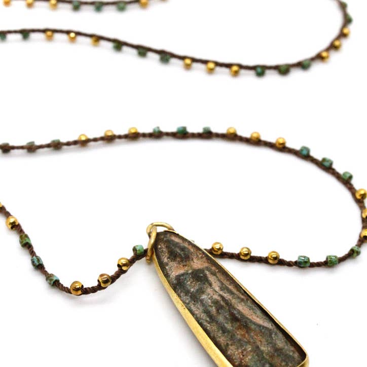 Crochet Buddha Necklace - La De Da