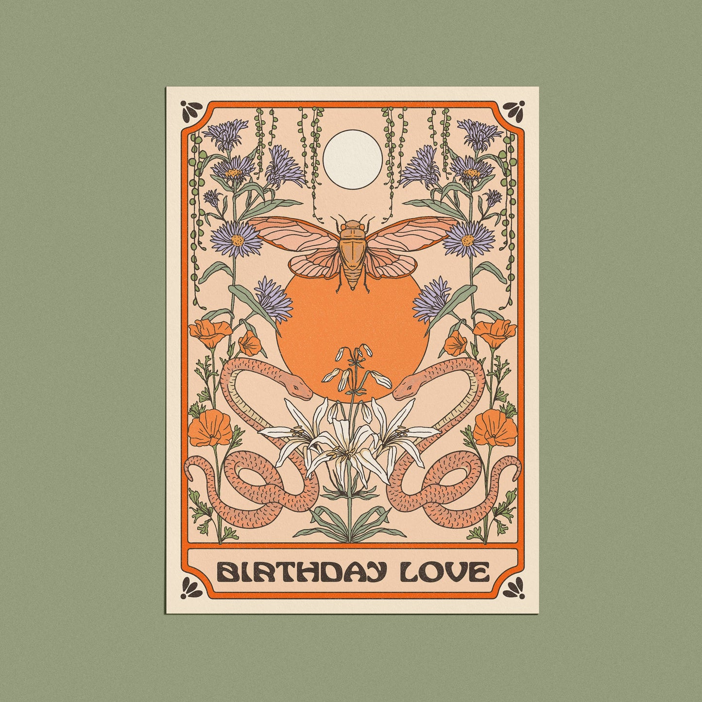 Birthday Love Card - With cello wrap