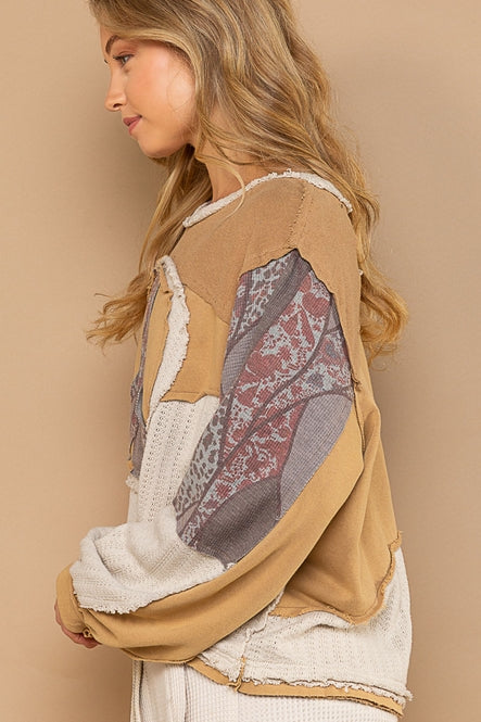 Patchwork Peace Pullover - La De Da
