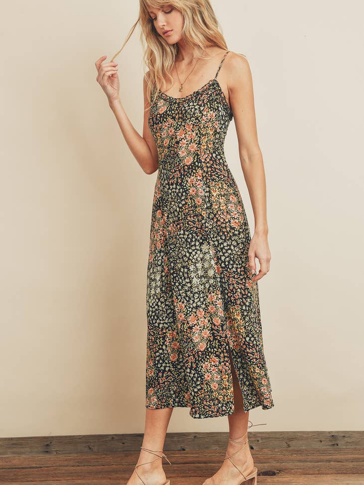 Heart To Get Criss Cross Midi Dress - La De Da