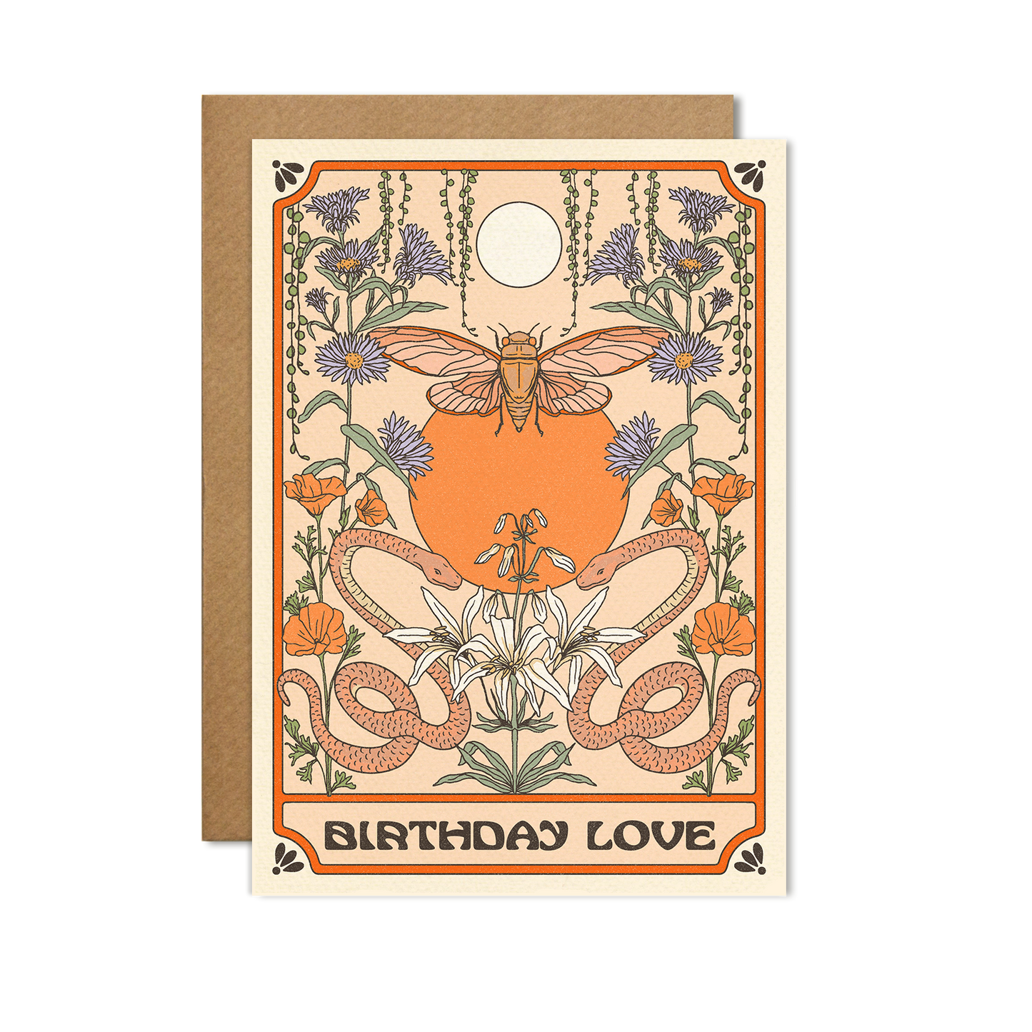 Birthday Love Card - With cello wrap