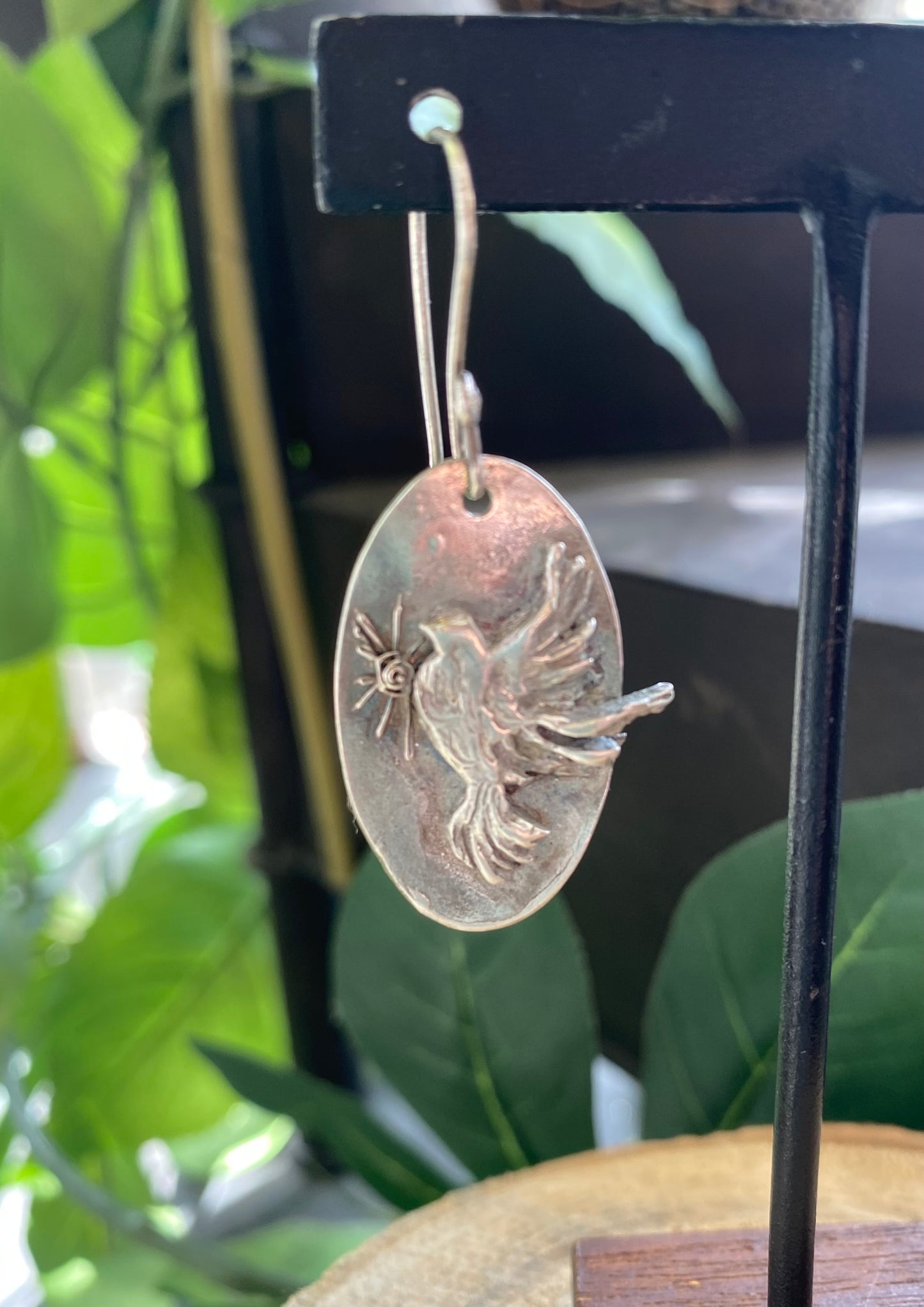 Fine Silver Doves Earring *425E-23
