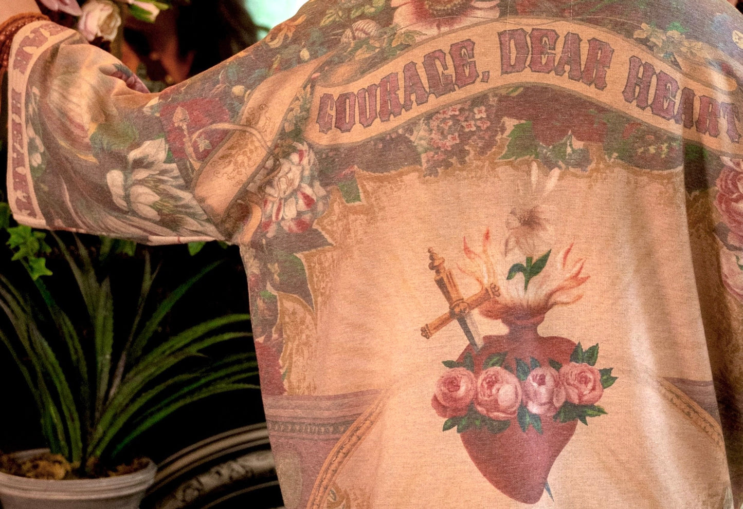 Courage Dear Heart Cottage Cardigan