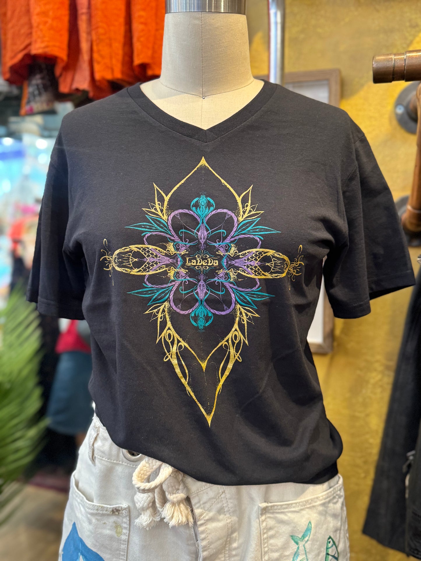Tattoo Experience 2025 Printed V-Neck T-Shirt